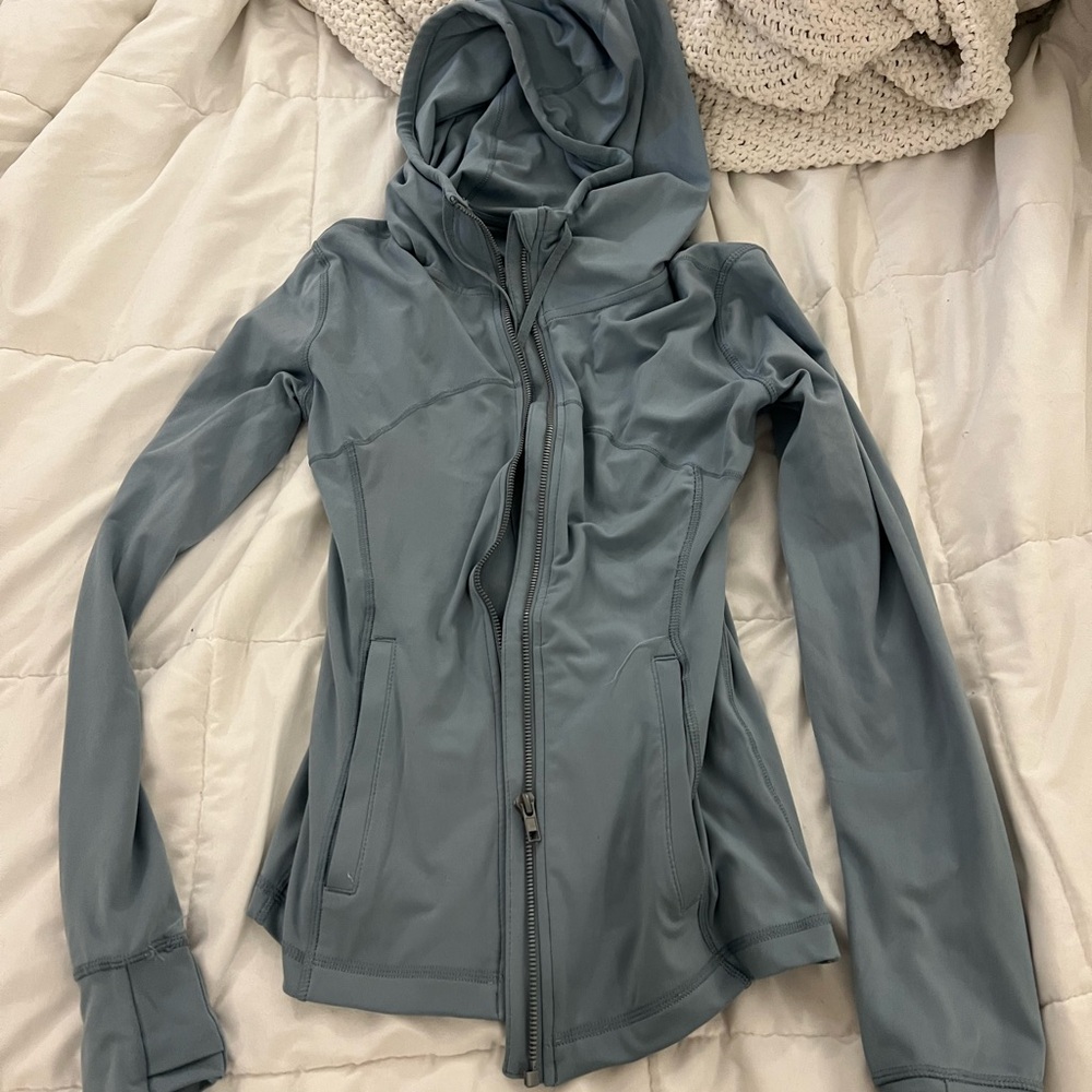 Women's Blue Hooded Jacket